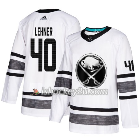 Mænd NHL Buffalo Sabres Trøje Robin Lehner 40 Hvid 2019 All-Star Adidas Authentic